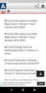 Alonot APK-Ders Notları Parmakların Ucunda 2