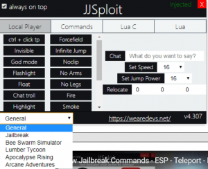 JJsploit 2022 Exploit Roblox İndir 1